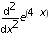 Diff(exp(4*x),x,x)