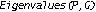 Eigenvalues(P, G)