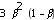 3*beta^2*(1-beta)