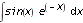 Int(sin(x)*exp(-x),x)