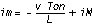 im = -v*Ton/L+iM