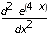 (d^2*exp(4*x))/dx^2