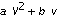 a*V^2+b*v
