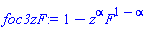 1-z^alpha*F^(1-alpha)