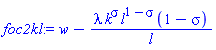w-lambda*k^sigma*l^(1-sigma)*(1-sigma)/l