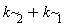 k[2]+k[1]