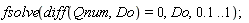 fsolve(diff(Qnum, Do) = 0, Do, .1 .. 1)