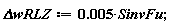 `ΔwRLZ` := 0.5e-2*SinvFu;