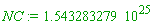 0.1543283279e26