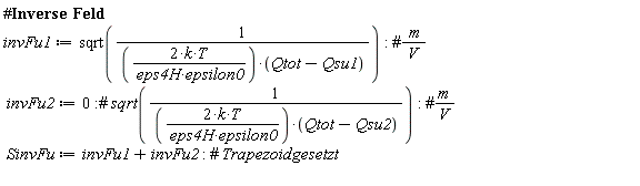 invFu1 := sqrt(1/(2*k*T*(Qtot-Qsu1)/(eps4H*epsilon0))):