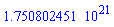0.1750802451e22