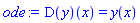 (D(y))(x) = y(x)