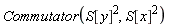 Commutator(Physics:-`^`(S[y], 2), Physics:-`^`(S[x], 2))