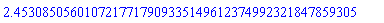 2.4530850560107217717909335149612374992321847859305