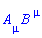 A[mu]*B[`~mu`]