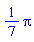 (1/7)*Pi