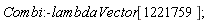 Combi:-lambdaVector[1221759];
