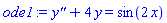 ode1 := `y''`+4*y = sin(2*x)