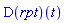 (D(rpt))(t)