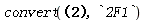 convert(Theta(theta) = _C1*((1/2)*cos(2*theta)-1/2)^((1/2)*m)*sin(2*theta)*hypergeom([(1/2)*m+(1/2)*l+1, (1/2)*m-(1/2)*l+1/2], [3/2], (1/2)*cos(2*theta)+1/2)/(1-cos(2*theta))^(1/2)+_C2*hypergeom([(1/2)*m-(1/2)*l, (1/2)*m+(1/2)*l+1/2], [1/2], (1/2)*cos(2*theta)+1/2)*(-2*cos(2*theta)+2)^(1/2)*((1/2)*cos(2*theta)-1/2)^((1/2)*m)/(1-cos(2*theta))^(1/2), `2F1`)