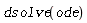 dsolve(ode)