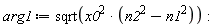 arg1 := sqrt(x0^2*(n2^2-n1^2)):