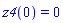 z4(0) = 0