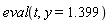 eval(t, y = 1.399)