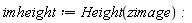 imheight := Height(zimage):