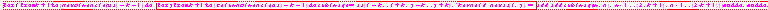 "for i from k+1 to (RowDimension(aa)-k-1) do     for j from k+1 to (ColumnDimension(aa)-k-1) do  subimage:=aa(i-k..i+k,j-k..j+k).~kerneld    newaa(i,j):=add(add(subimage(m,n),m=1..(2 .k+1),n=1..(2*k+1))) end do; end do;"