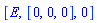 [E, [0, 0, 0], 0]