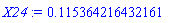 HFloat(0.11536421643216081)