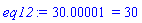 30.00001 = 30