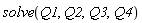 solve(Q1, Q2, Q3, Q4)