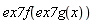 ex7f(ex7g(x))