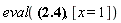 eval(4-(x+2)^2, [x = 1])