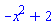 -x^2+2