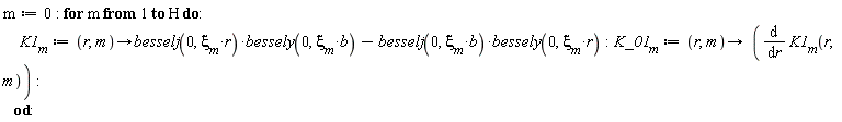 m := 0: