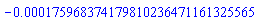 -0.175968374179810236471161325565e-3