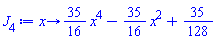proc (x) options operator, arrow; (35/16)*x^4-(35/16)*x^2+35/128 end proc