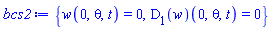 {w(0, theta, t) = 0, (D[1](w))(0, theta, t) = 0}