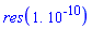 res(0.1e-9)