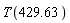 T(429.63)