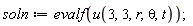soln := evalf(u(3, 3, r, theta, t));