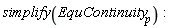 simplify(EquContinuity__p)
