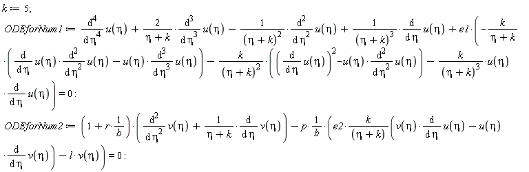 k := 5;