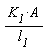 K__1*A/l__1