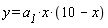 y = a__1*x*(10-x)
