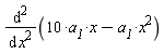 diff(-a__1*x^2+10*a__1*x, x, x)
