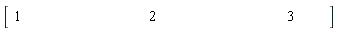 Vector[row](3, {(1) = 1, (2) = 2, (3) = 3})